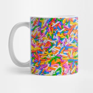 Colorful Candy Sprinkles Photograph Mug